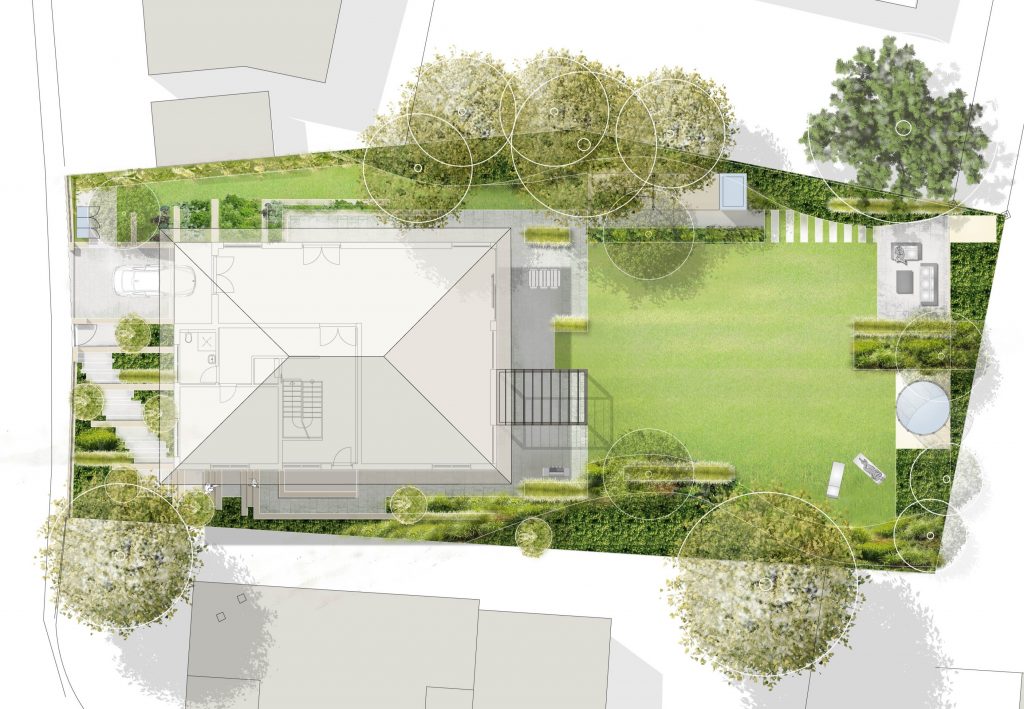 Markus Lüsse Landschaftsarchitekt Gartendesign Plan